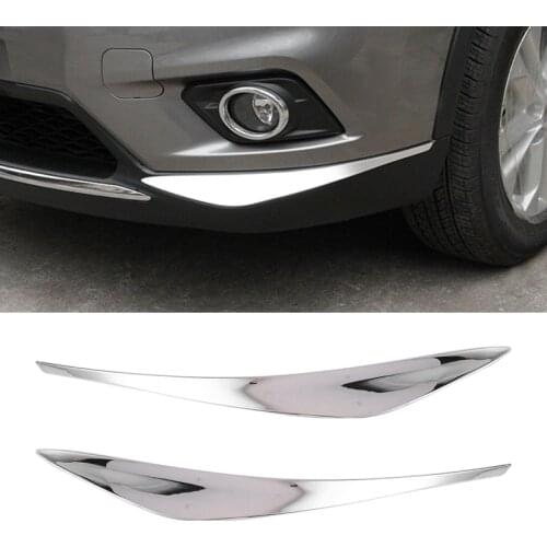 Car Front Bumper Side Corner Protector Cover Trim for Nissan X-Trail X Trail T32 Rogue 2014 2015 2016 Car Accessories