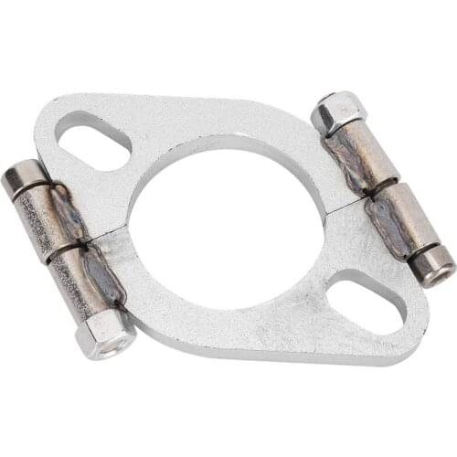 Auto Parts 2 Inch Exhaust Flange, Universal Flat Oval Separation Repair Exhaust Flange Replacement Parts