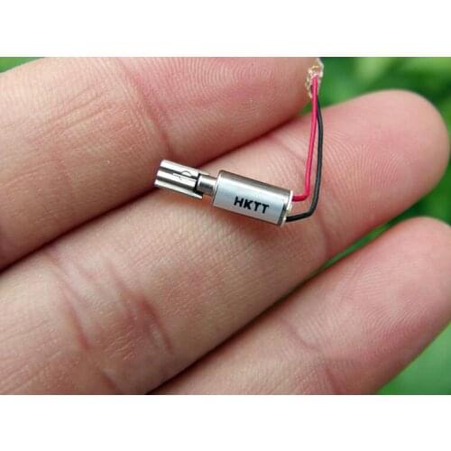 Free shipping 5 pcs 4*8MM DC5V-6V Miniature Hollow Cup Vibration Motor Strong Vibration use for gamepad/phone/tool/toy/ DIY.etc