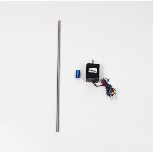BLV Cube MGN 3D printer Z axis motorZ 17HS19-2004S1 with leading screw and coupler for blv 3d printer 665mm