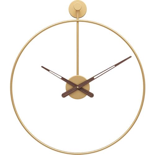 Nordic Large Wall Clock Metal Gold Living Room Luxury Modern Spain Creative Clocks Wall Home Decor Silent Watch Wall Decoration