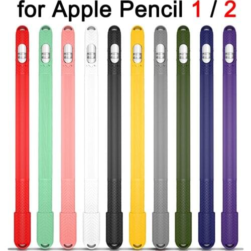 Case for Apple Pencil 2 Cover 1st 2nd Gen Soft for iPad Pro Air Sleeve Pouch Cap Holder Stylus Pen Silicone Cute Nib Accessories