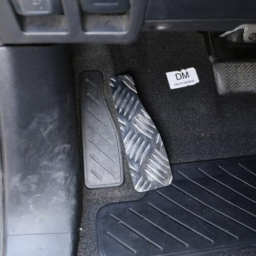 For Toyota Hilux 2015-2021 Car Modification Aluminum Alloy Foot Rest Pedal Pad Cover Stickers Car Accessories
