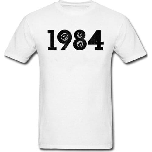 Birthday T Shirt Men Was Born 1984 Family Youth Man Short Sleeve Loose Tshirt America Town Hip Hop Metal Band T-Shirts