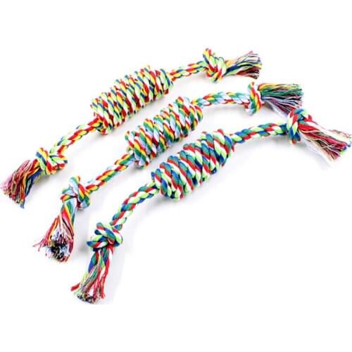 Hot sale Pet Toys for dog funny Chew Knot Cotton Bone Rope Puppy Dog toy Pets dogs pet supplies for small dogs Chihuahua