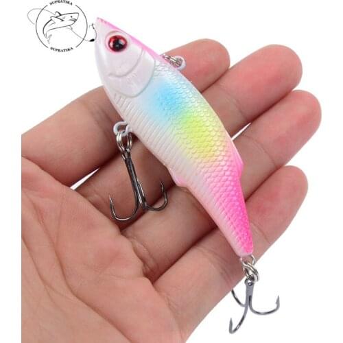 Artificial VIB Sinking Wobblers 7cm/10g Freshwater Plastic Fishing Bait 3D Eyes Anti-corrosion Bionic Fishing Lure Hard Bait