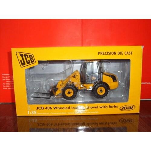 JOAL 278 1:35 JCB 406 Wheeled Loading Shovel With Forks ToyS