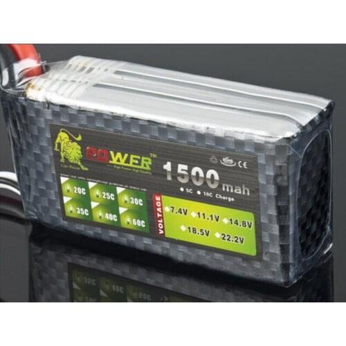 LION POWER 11.1V 1500MAH 35C T/XT60 Remote control model aircraft battery manufacturers Lithium Polymer battery