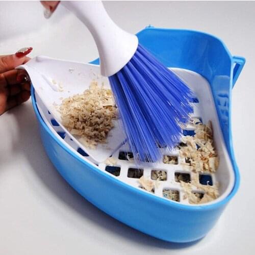 Mini Dustpan Brush Set Pet Clean Brush Shovel Hamster Rabbit Small Pets Feces Garbage Multipurpose Desktop Home Cleaning Tools