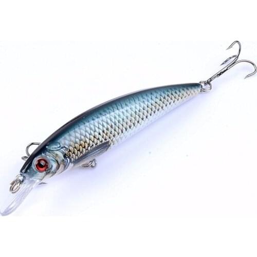 New Minnow Fishing Lure 11cm/13.4g Hard Bait Crankbaits Isca Artificiais Wobbler Swimming Baits Big Laser Minnow Fishing