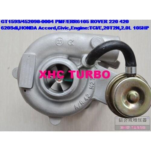NEW GT159S/452098-0004 PMF/ERR6105 Turbo Turbocharger for ROVER 200 220 420 600 620Sdi,HONDA Accor,Civica,TCI/E,20T2N,2.0L 105HP
