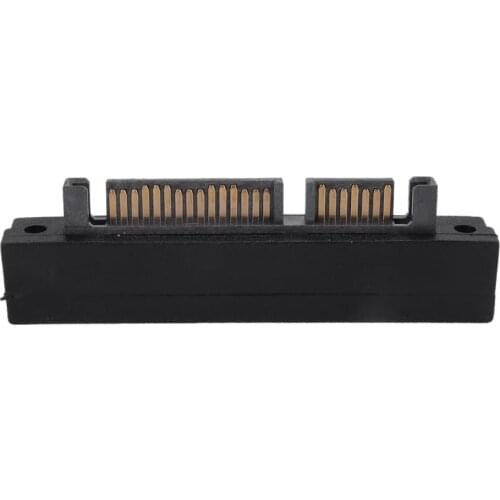 Right Angled 90 Degree SFF-8482 SAS 22 Pin to 7 Pin + 15 Pin SATA Hard Disk Drive Raid Adapter