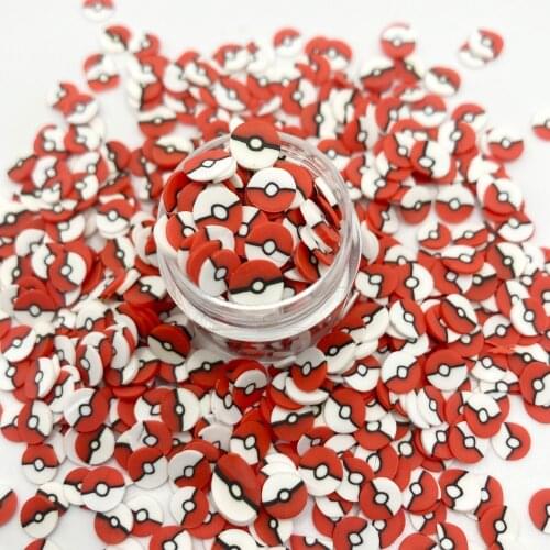 50g Cartoon Anime Polymer Hot Soft Clay Sprinkles for Crafts DIY Plastic klei Tiny Cute Mud Particles Accessories Nails Art
