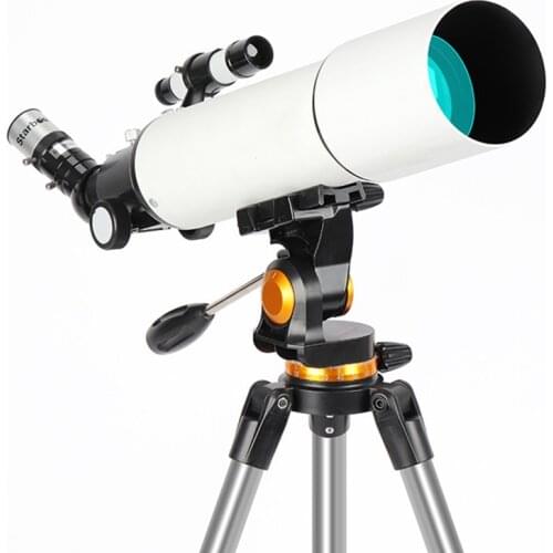 High-definition professional stargazing, moon telescope powerful zoom 150X, space observation telescope with tripod