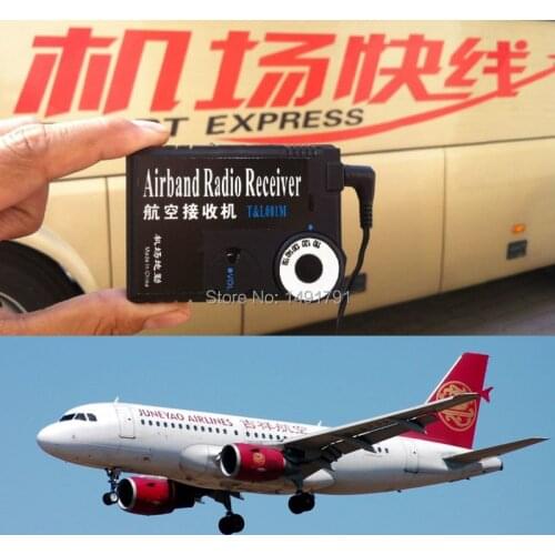 Airband radio receiver 118MHz-136MHz aviation air band receiver Mini Airband Radio Receiver for Airport Ground Support HAM Radio