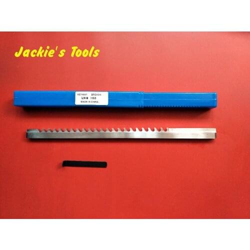 1/8 B Push-Type HSS Keyway Broach Inch Size Cutting Tool for CNC Machine