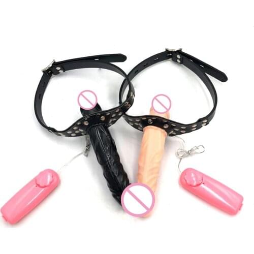 G Spot Stimulation Sex Toys Vibrators For Women Wearable Realistic Dildo Sex Lesbian Sex Bondage Dildo Penis Sex Belt Adult