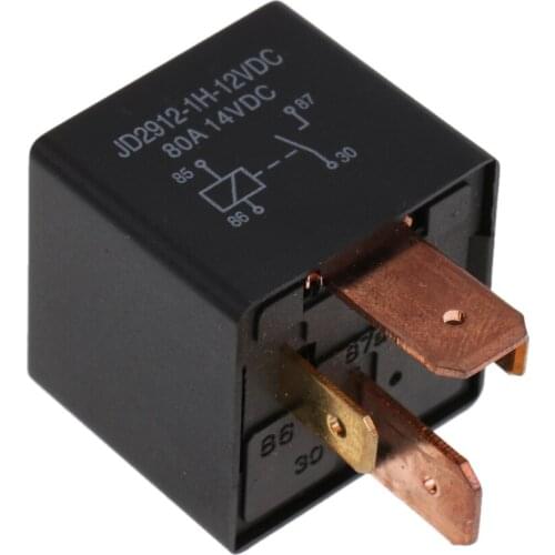 High Quality Relay 12V 80Amp 4 Pin Normally Open for Marine Car Vehicle