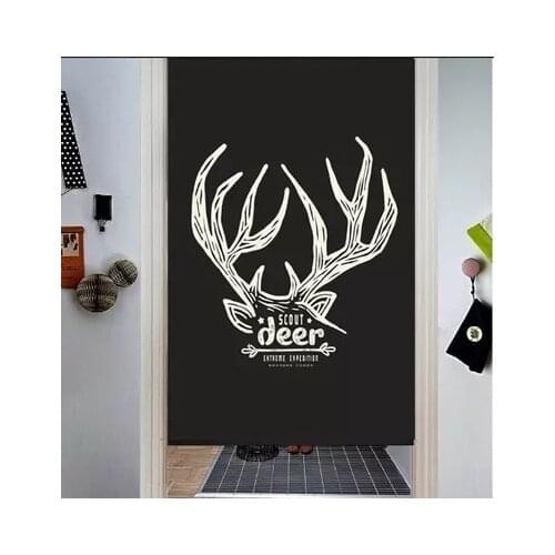 Japanese-Style Curtain Fabric Rear Kitchen Home Decor Restaurant Partition Half Curtain Fabric Japanese And Korean Cuisine Door