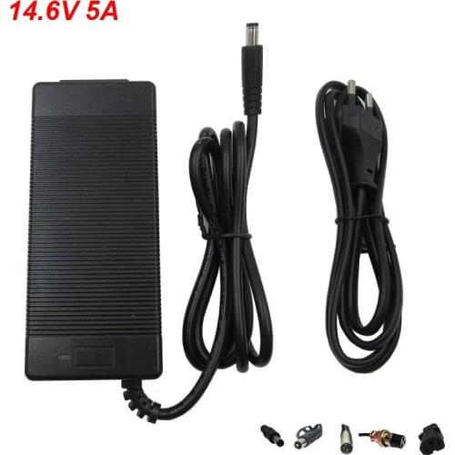 14.6V 5A LiFePO4 charger 4S 12V 5A Lifepo4 battery charger For 4S 12.8V 20AH 30AH 40AH LiFePO4 Battery Input 100 - 240V