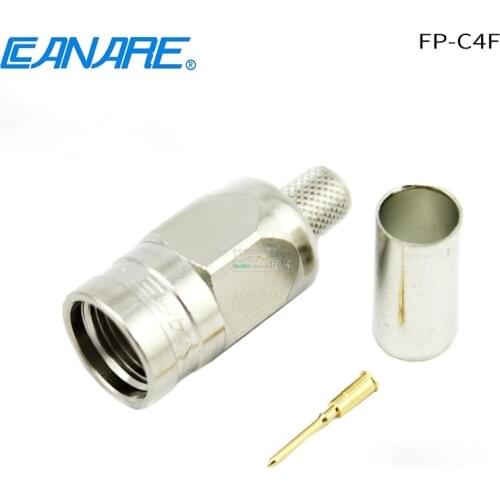 1Pcs Canare TV audio satellite crimping FP-C4F inch F head L-4CFB Belden 1505A HiFi accessories