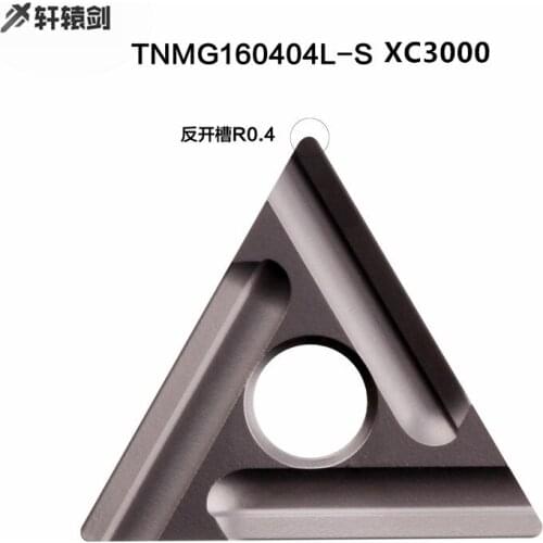 10PCS TNMG160404 TNMG160408 HQ L-S L-VF MT R-S TS XC3000, Cermet Tool Parts, Lathe Cutter, CNC Cutting