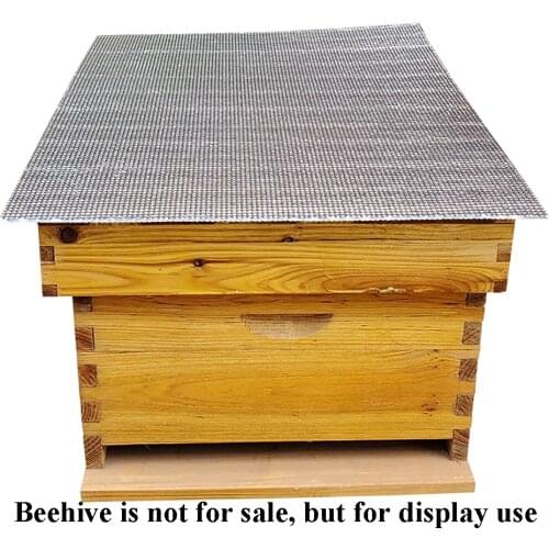 3PCS Beehive reflective film thermal insulation sunscreen rainproof cloth thick double layer foam cover cap beekeeping tools