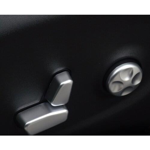 ABS Chrome FOR Jeep Cherokee KL 2014 2015 2016 2017 2018 Car Seat Control Adjustment button switch frame Cover Trim