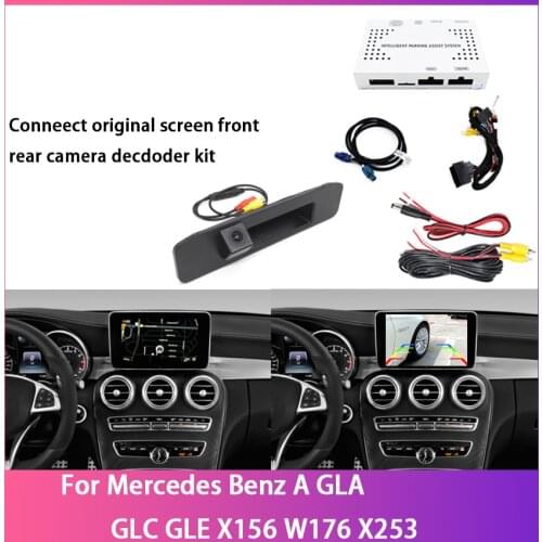 Car Rear Reverse Bakcup Camera Auto Digital HD Decoder Box Interface Adapter for Mercedes Benz A GLA GLC GLE X156 W176 X253