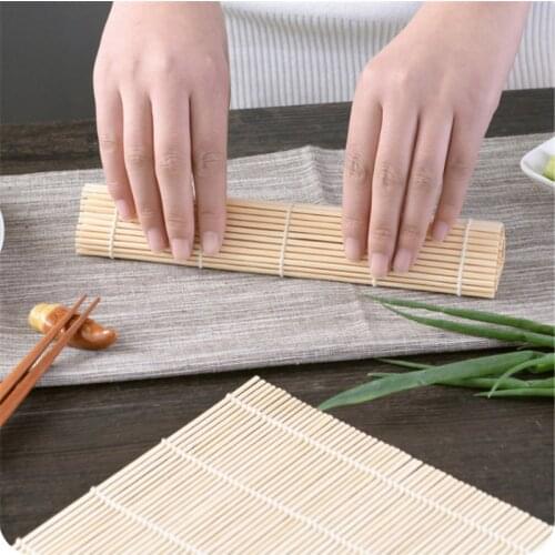 24cm 1pcs Bamboo Sushi Tool Sushi Mold Roll Seaweed Covered Rice Bamboo Curtain Bento Accessories Vegetable Meat Rolling Tool