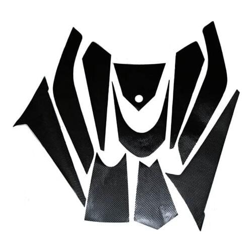 Freeshipping sticker emblem decal A set Carbon fibre For TMAX500 TMAX530 XP530 13-15