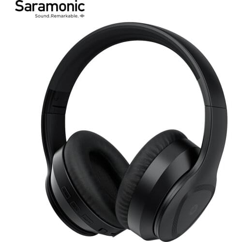 Saramonic SR-BH600 Wireless Active Noise-Cancelling Headphones foldable design High Quality Bass for PC Smartphone Computer