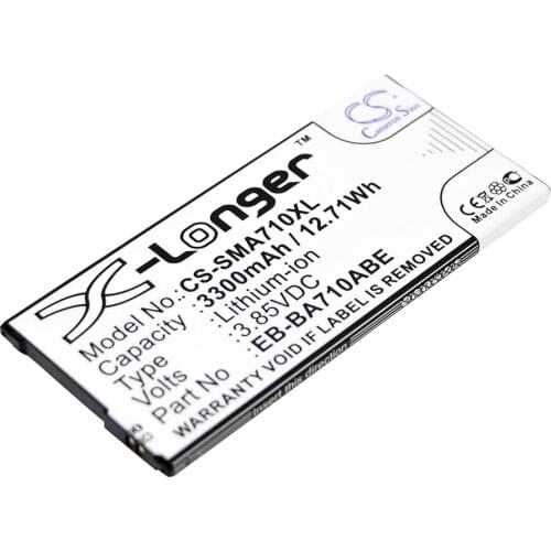 CS 3300mAh/12.71Wh battery for Samsung Galaxy A7 2016 Duos,SM-A710F/DS,A710K,A710L,A710M/DS, A710Y/DS EB-BA710ABE