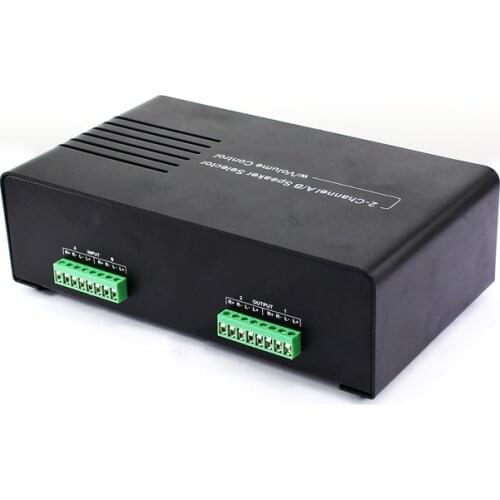 2 Channel A B Speaker Selector Dual Audio Switch With Volume Controls For Multi Channel Amplifier Speaker Home theater