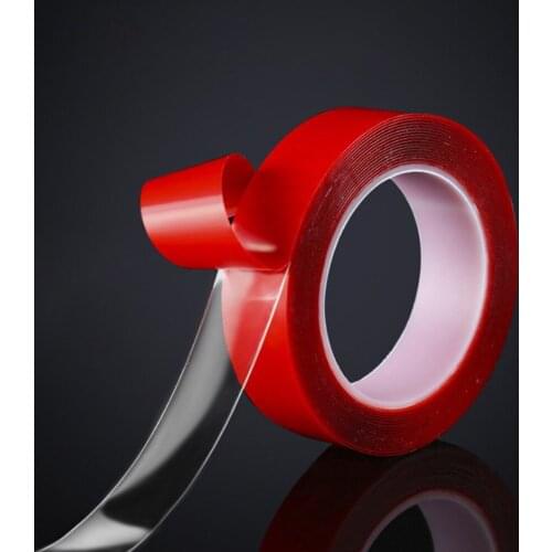 3 Meter Double Sided Adhesive Tape Acrylic Transparent No Traces Sticker for LED strip Car Fixed Phone Tablet Fixed