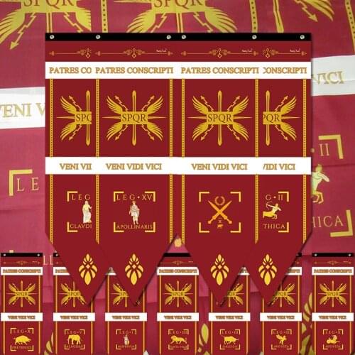 Roman legionary room decor flag Caesar Rome empire SPQR Legions war banner home decor yard & garden decoration flags S2