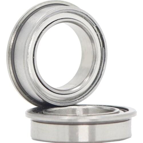 F6700ZZ Flange Bearing 10*15*4 mm 10PCS Double Shielded Deep Groove Flanged F6700 Z ZZ Ball Bearings F6700Z F6700 Z