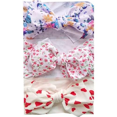 3 Pcs/Set Big bow headwrap babyheadbands large bow headbandsbbay hairbow oversize bow toddler abby bow headband