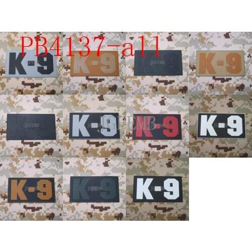 K-9 Dog paw K9 UNIT Morale of tactical military 3D PVC Patch