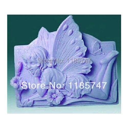 Classical baby angel shape soap mold silicone mold silicone soap mould