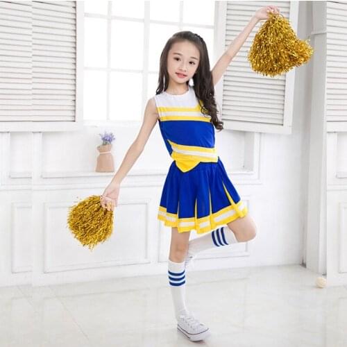 Cool Girl Hip Hop Jazz Dancing Clothes Vest Cheerleading Team Performance Clothing For Kids Student Street Dance Costumes