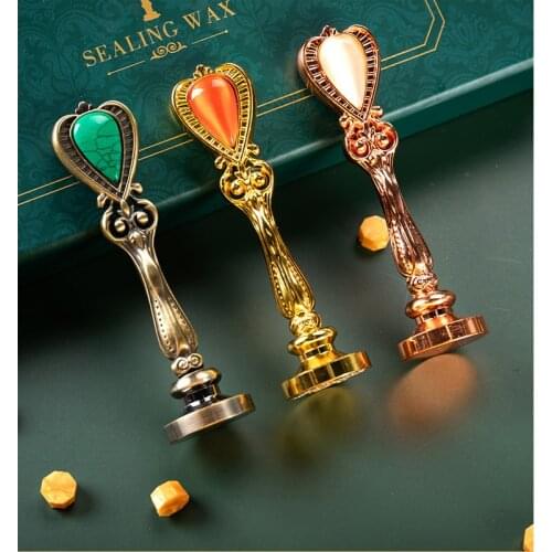 Lacquer seal custom set fixed engraving envelope seal wedding wax seal retro national style engraving pattern seal