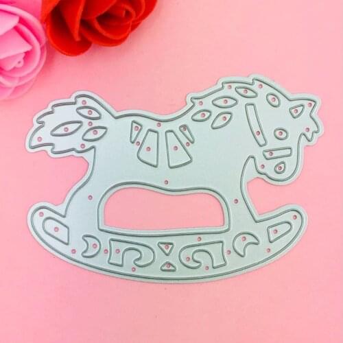 Horse metal die cutting dies scrapbooking embossing folder suit for sizzix fustella big shot cutting machine LUHONGPARTY