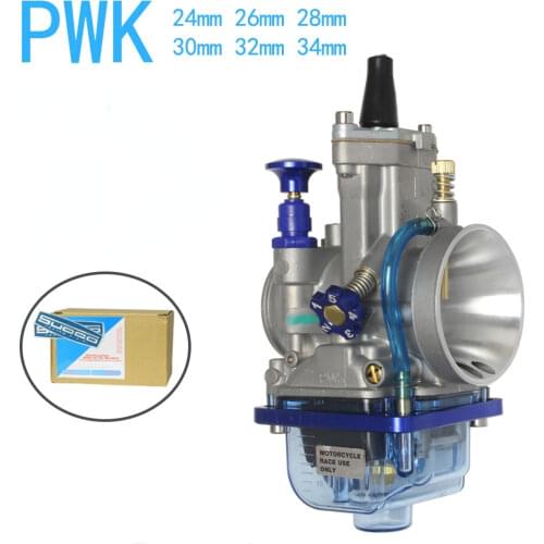 Transparent Bottom Cover PWK 28 30 32 34 mm Motorcycle Carburetor Carb For Racing Parts Scooters with Power Jet Dirt Bike