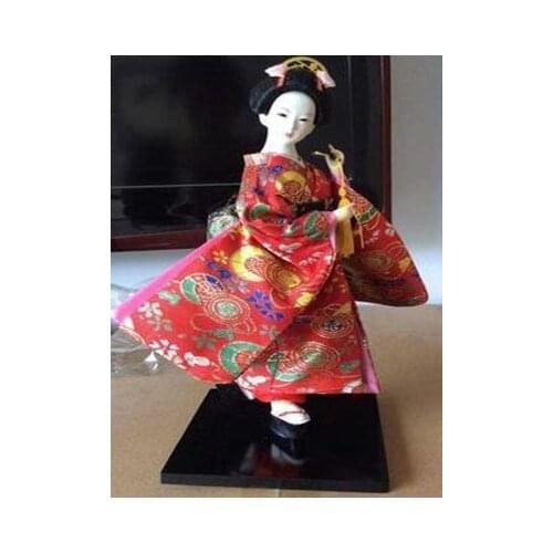 New imported Japanese puppets Geisha silk man and dress creative decoration Tatami home tatami tatami ho statue home decoration