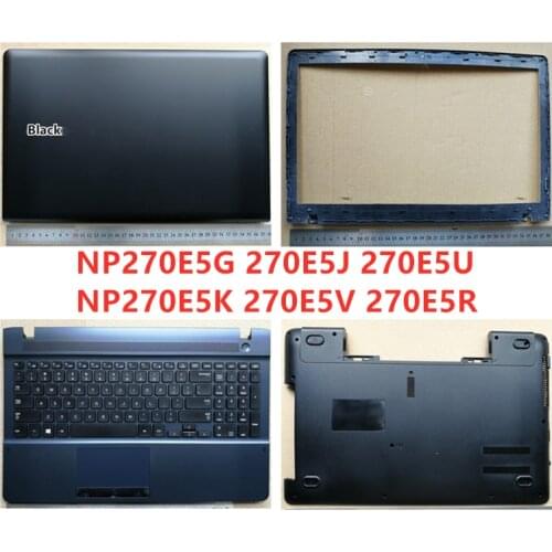 New laptop For Samsung NP270E 270E5G 270E5J E5U E5R E5V E5K LCD Back Cover Top Case/Front Bezel/Palmrest/Bottom Base Cover Case