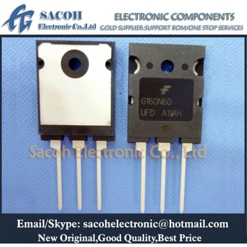 New Original 2PCS/Lot G160N60UFD SGL160N60UFD or G160N60UF SGL160N60UF G160N60 160N60 TO-3PL 160A 600V Power IGBT transistor