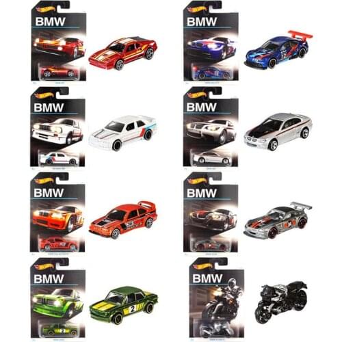 Original Hot Wheels Sports Car BMW M3 GT2 Z4M M1 Z4M Series Collector Edition Set Diecasts Metal Toy Vehicles Boy Car Gift DJM79
