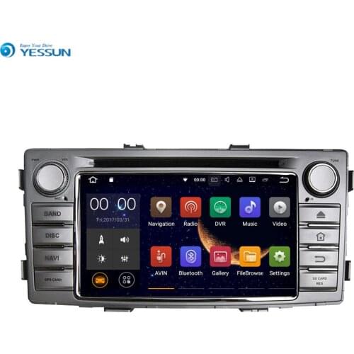 YESSUN Android Radio Car DVD Player For TOYOTA Hilux 2012-2016 Stereo Radio Multimedia GPS Navigation With WIFI Bluetooth AM/FM