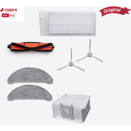 ROIDMI Eve plus vacuum sweeping robot original accessories main brush side brush filter screen dust bag cleaning mop
